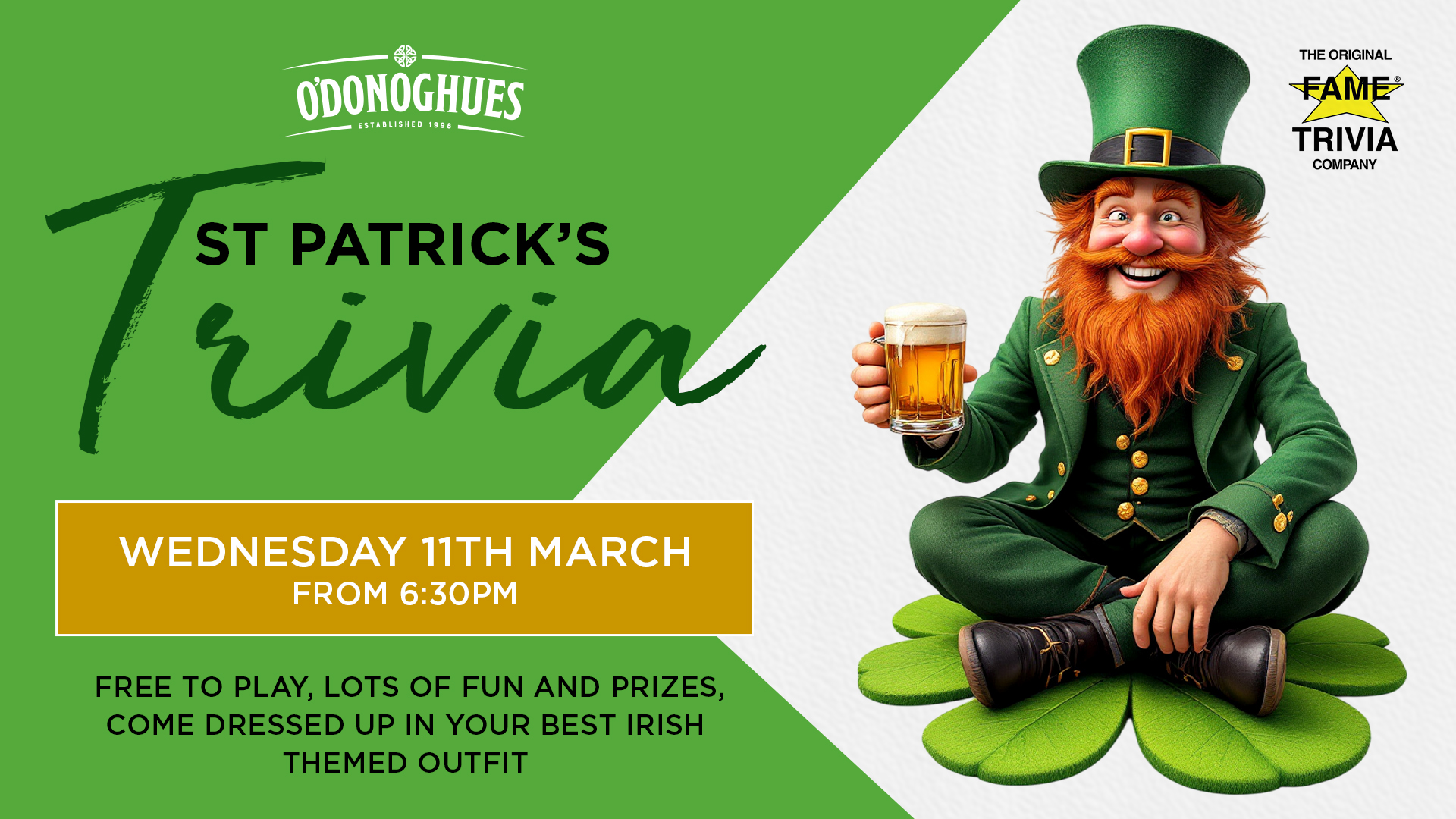St Patrick’s Trivia